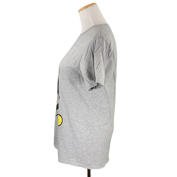 Disney Mickey Mouse Gray Short Sleeve Crew Neck Graphic Tee - Picture 8 of 10